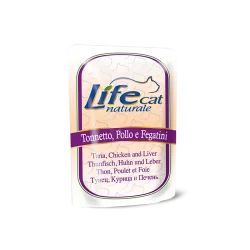 Lifecat Pouch Tuna, Chicken & Liver, 70g