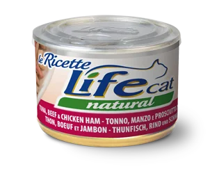 Lifecat Tuna & Beef/Ham, 150g