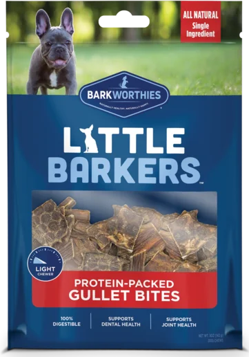 Barkworthies Little Barkers Gullet Bites Dog Treats