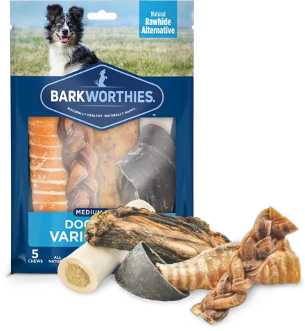 Barkworthies Medium Breed Variety Pack Dog Treats