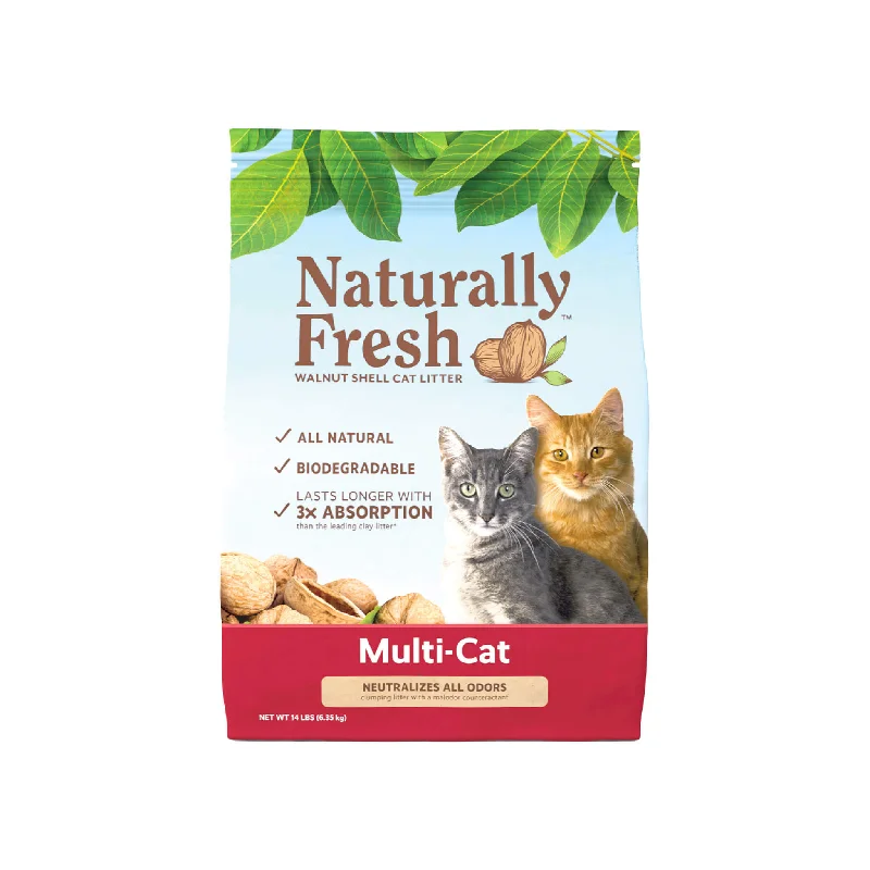 Naturally Fresh Quick Clumping Walnut Shell Multi-Cat Litter