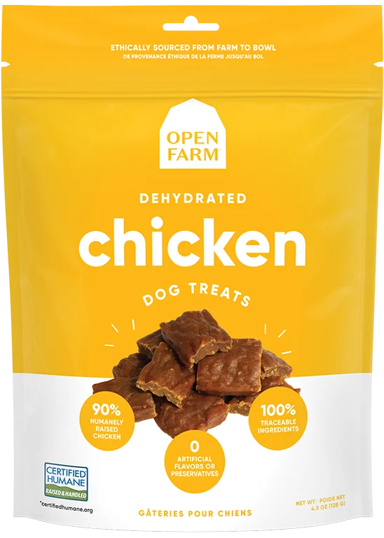 Open Farm Dehydrated Chicken Dog Treats (4.5-oz)