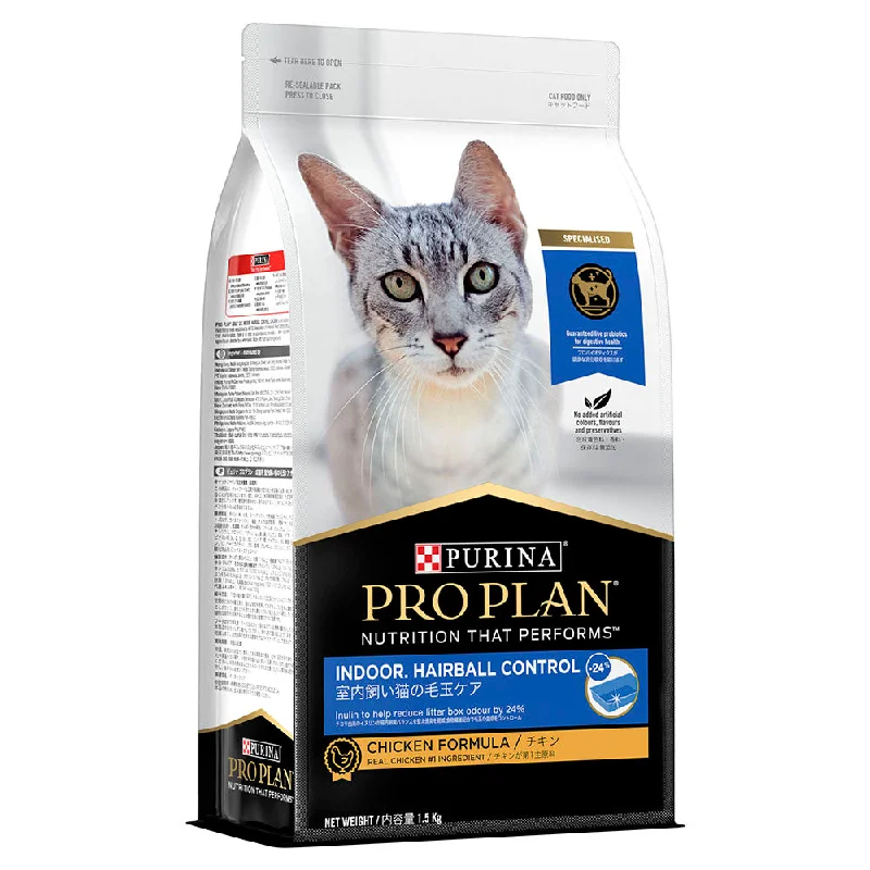 Purina Pro Plan Feline - Indoor Hairball Control Chicken 1.5kg