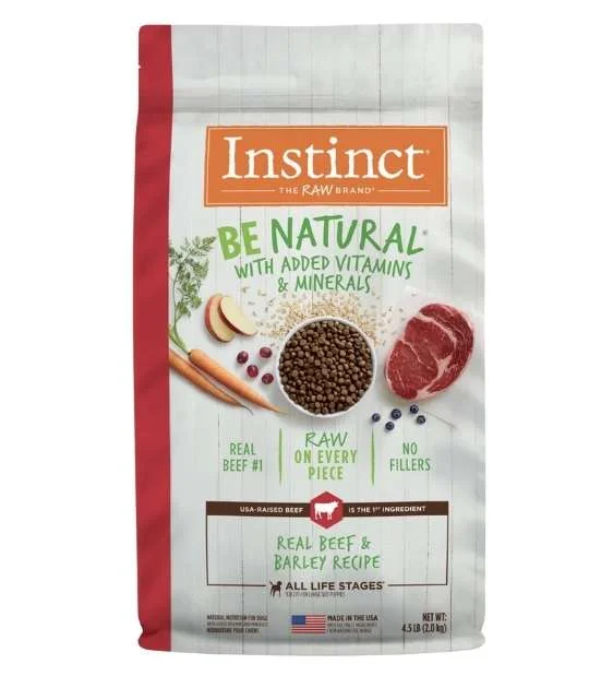 Instinct Be Natural Real Beef & Barley Recipe Dry Dog Food