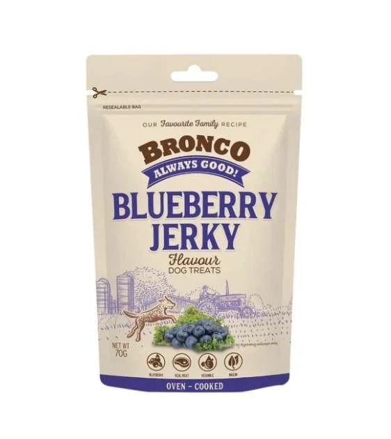 Bronco Chicken Jerky Dog Treat (Blueberry Flavoured)