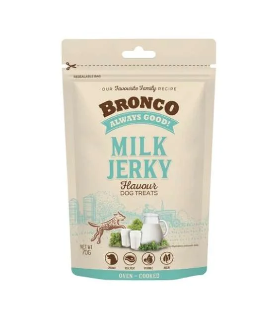 Bronco Chicken Jerky Dog Treat (Milk Flavoured)