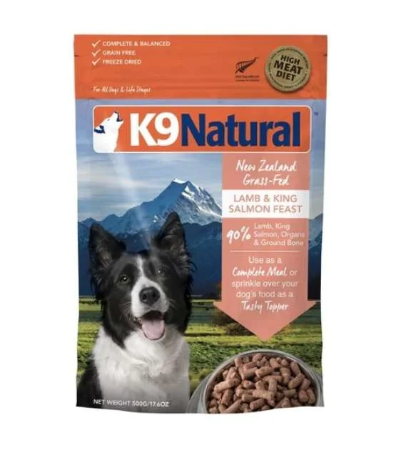 K9 Natural Freeze Dried Lamb & King Salmon Topper Dog Food