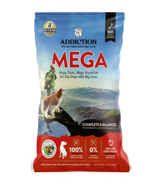 Addiction Dry Dog Food (Mega Lamb & Beef)