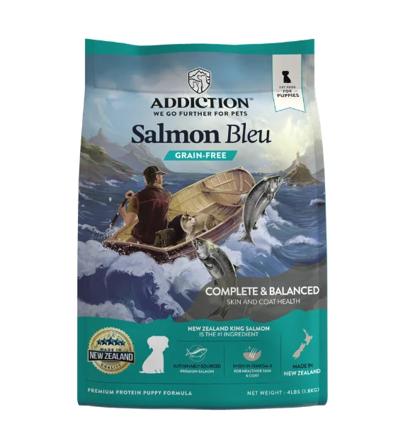 Addiction Dry Dog Food (Salmon Bleu PUPPY)