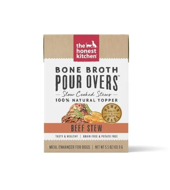 The Honest Kitchen Bone Broth Pour Overs (Beef Stew) Wet Dog Food