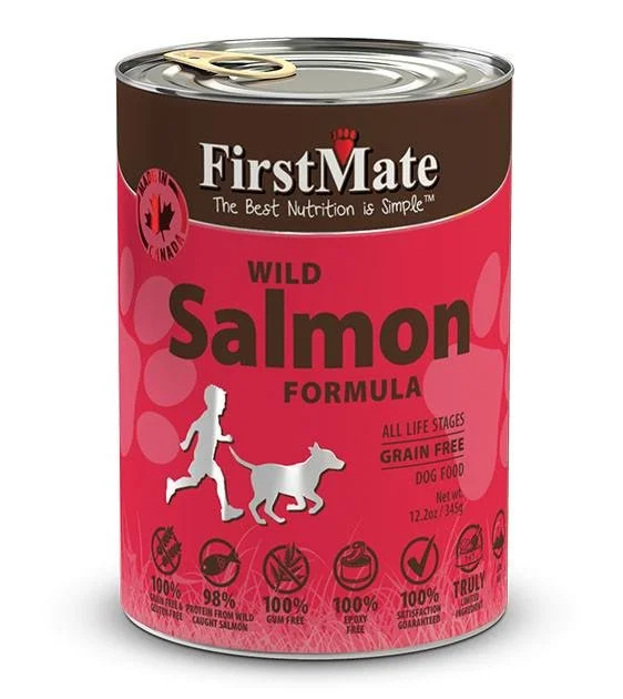 FirstMate Grain Free, Wild Salmon Wet Dog Food